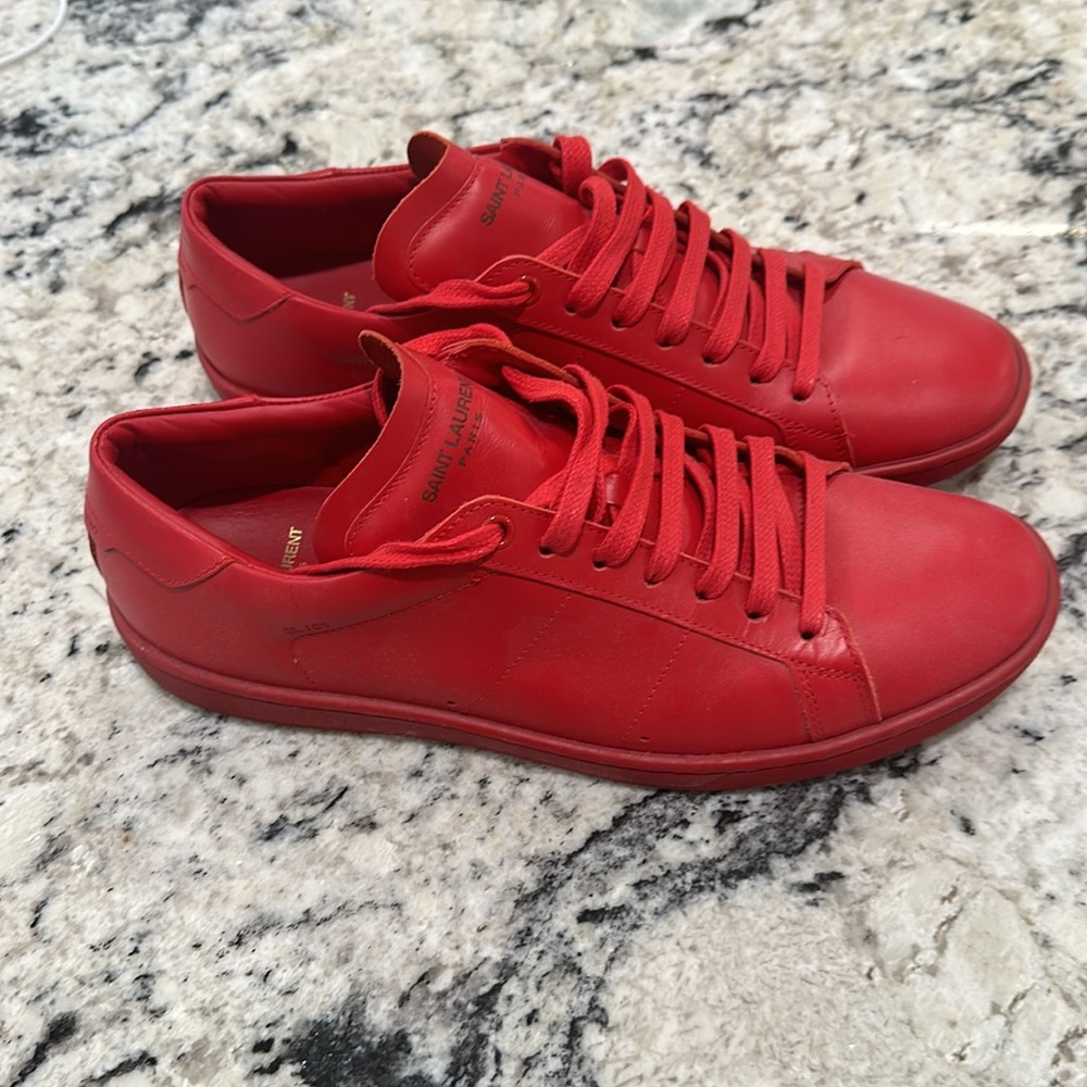 Red Saint Laurent Men’s shoes - Picture 4 of 5